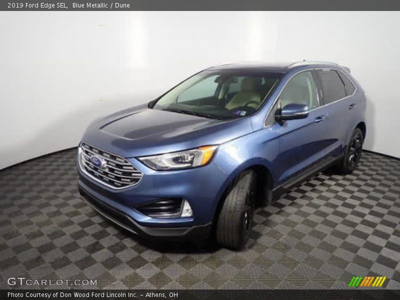 Blue Metallic / Dune 2019 Ford Edge SEL