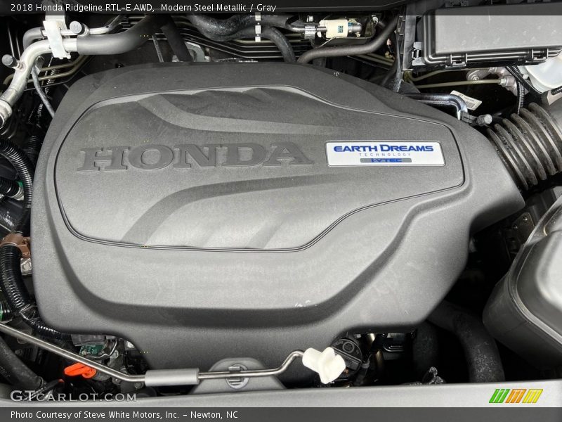 Modern Steel Metallic / Gray 2018 Honda Ridgeline RTL-E AWD