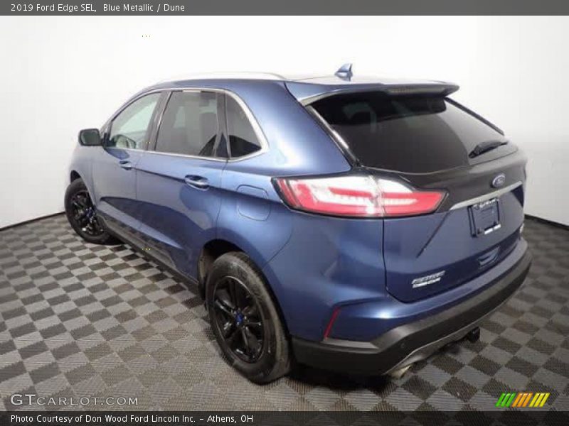 Blue Metallic / Dune 2019 Ford Edge SEL