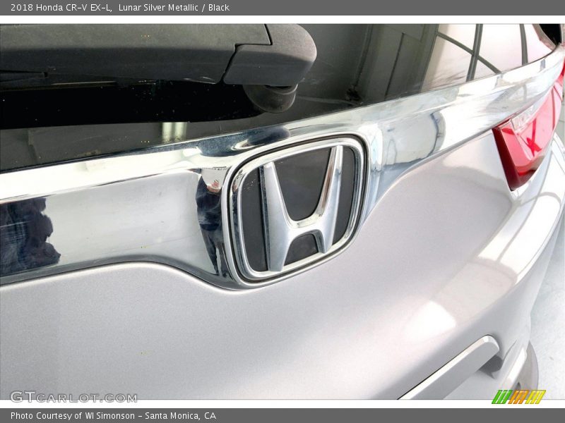 Lunar Silver Metallic / Black 2018 Honda CR-V EX-L