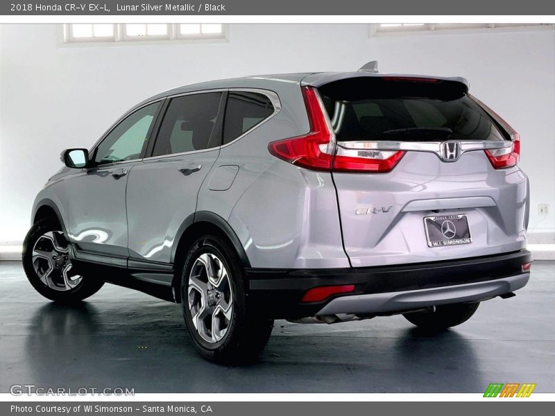 Lunar Silver Metallic / Black 2018 Honda CR-V EX-L