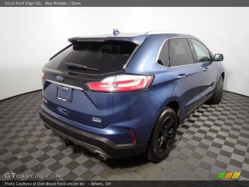 Blue Metallic / Dune 2019 Ford Edge SEL