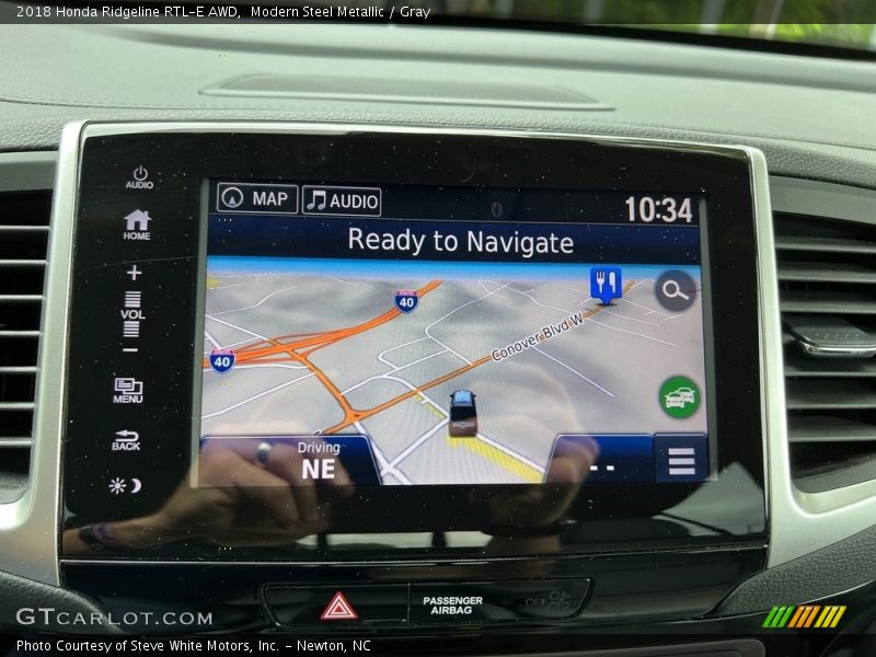 Navigation of 2018 Ridgeline RTL-E AWD