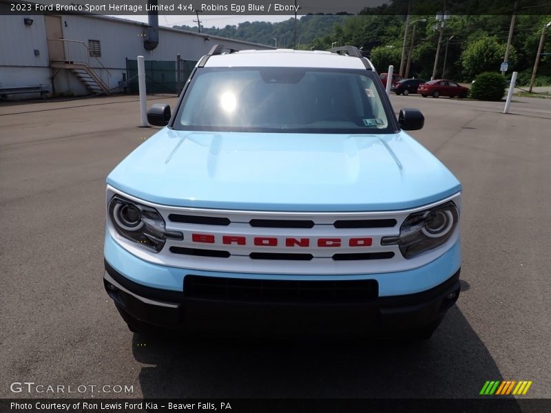 Robins Egg Blue / Ebony 2023 Ford Bronco Sport Heritage Limited 4x4