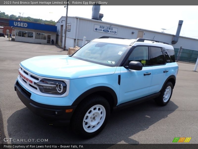 Robins Egg Blue / Ebony 2023 Ford Bronco Sport Heritage Limited 4x4