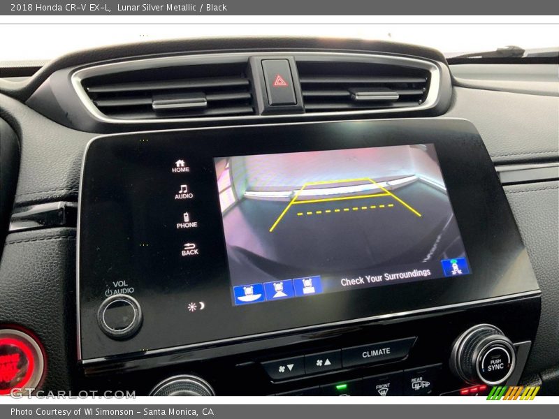 Lunar Silver Metallic / Black 2018 Honda CR-V EX-L