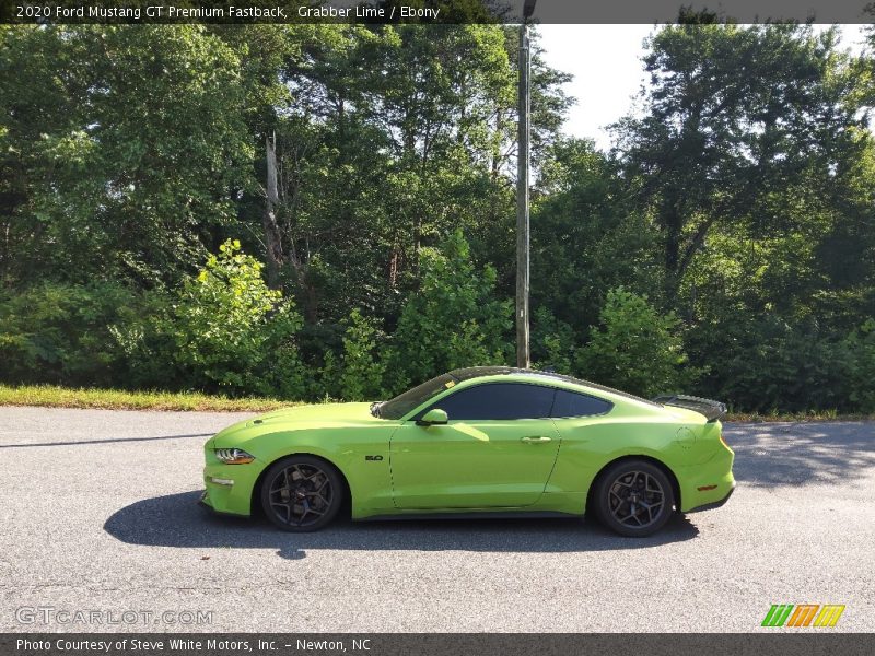 Grabber Lime / Ebony 2020 Ford Mustang GT Premium Fastback