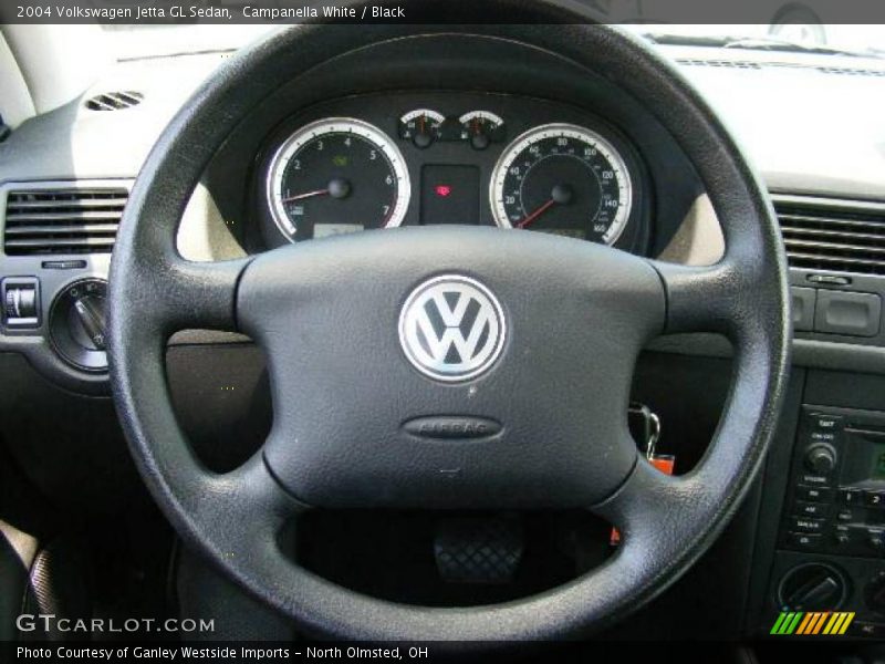 Campanella White / Black 2004 Volkswagen Jetta GL Sedan