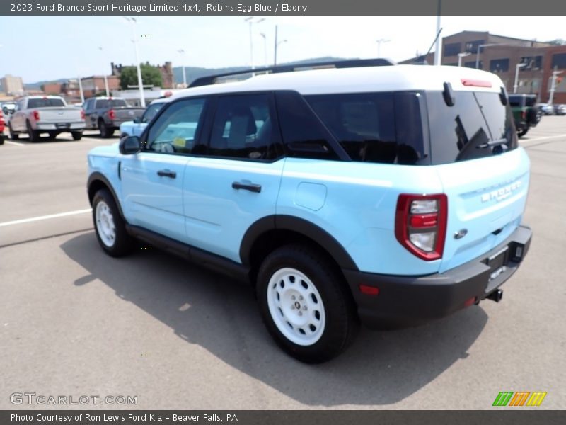 Robins Egg Blue / Ebony 2023 Ford Bronco Sport Heritage Limited 4x4
