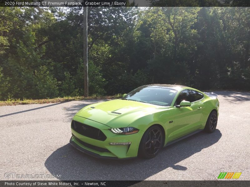 Grabber Lime / Ebony 2020 Ford Mustang GT Premium Fastback