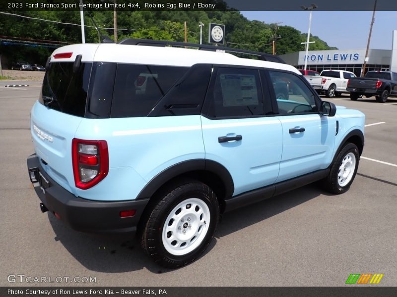 Robins Egg Blue / Ebony 2023 Ford Bronco Sport Heritage Limited 4x4