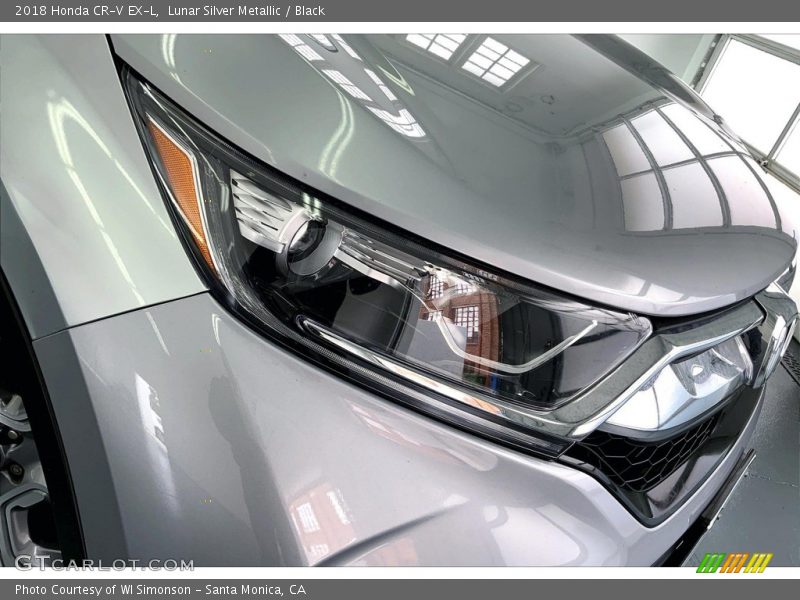 Lunar Silver Metallic / Black 2018 Honda CR-V EX-L