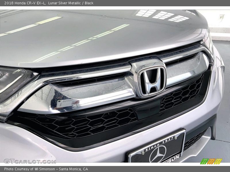 Lunar Silver Metallic / Black 2018 Honda CR-V EX-L