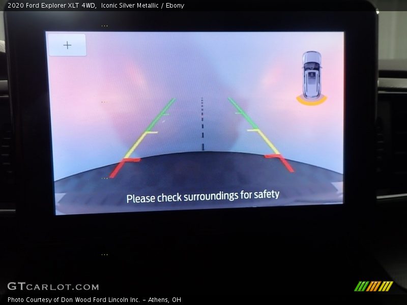 Iconic Silver Metallic / Ebony 2020 Ford Explorer XLT 4WD