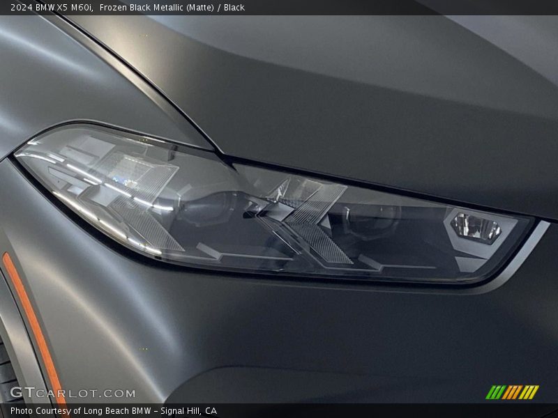 Frozen Black Metallic (Matte) / Black 2024 BMW X5 M60i