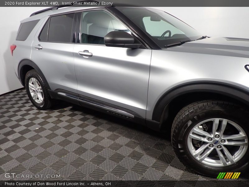 Iconic Silver Metallic / Ebony 2020 Ford Explorer XLT 4WD