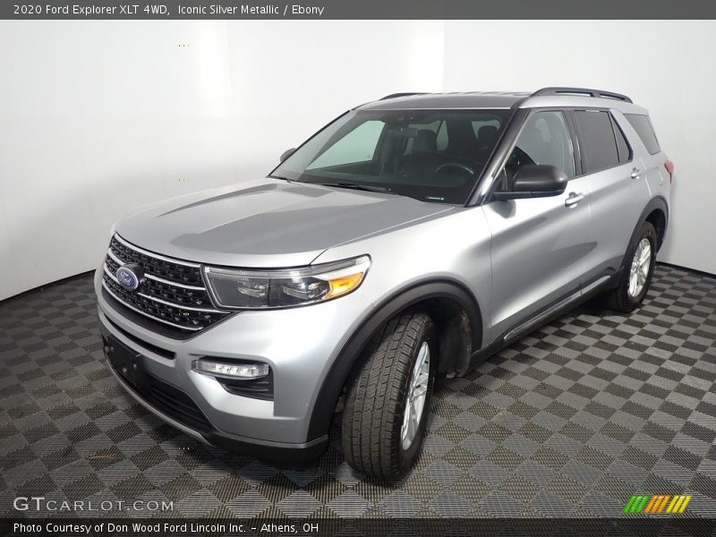 Iconic Silver Metallic / Ebony 2020 Ford Explorer XLT 4WD