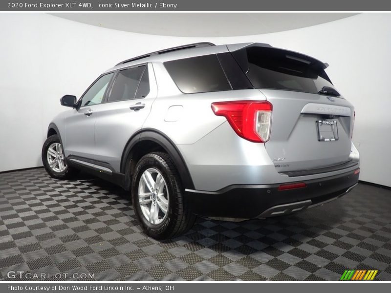 Iconic Silver Metallic / Ebony 2020 Ford Explorer XLT 4WD