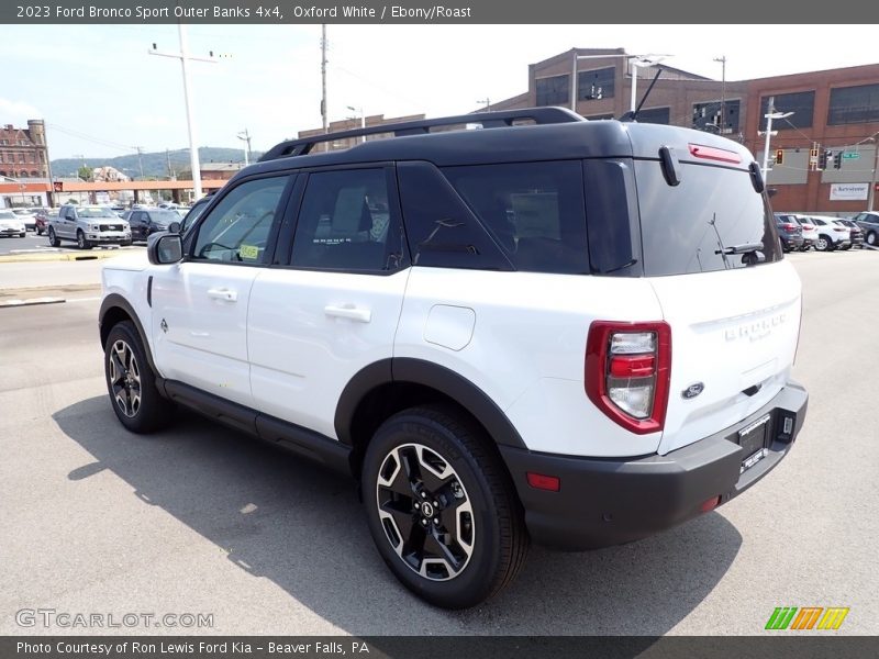 Oxford White / Ebony/Roast 2023 Ford Bronco Sport Outer Banks 4x4