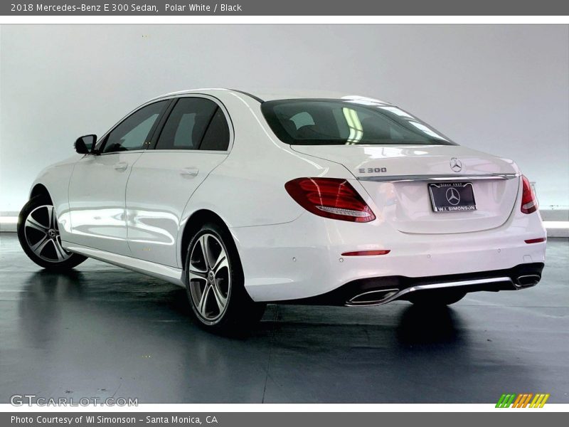 Polar White / Black 2018 Mercedes-Benz E 300 Sedan