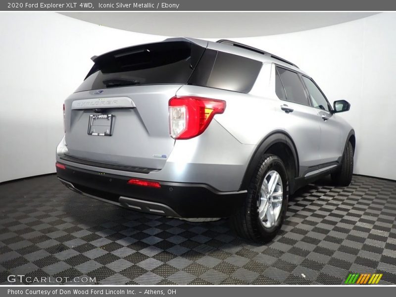 Iconic Silver Metallic / Ebony 2020 Ford Explorer XLT 4WD