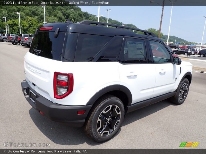 Oxford White / Ebony/Roast 2023 Ford Bronco Sport Outer Banks 4x4
