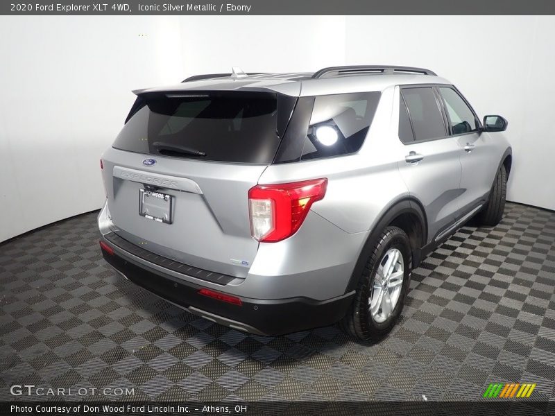 Iconic Silver Metallic / Ebony 2020 Ford Explorer XLT 4WD