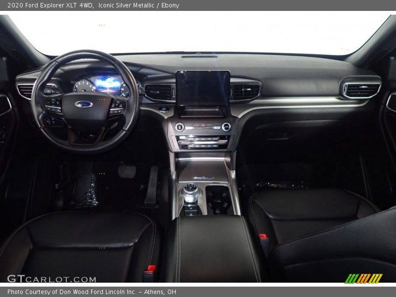 Iconic Silver Metallic / Ebony 2020 Ford Explorer XLT 4WD