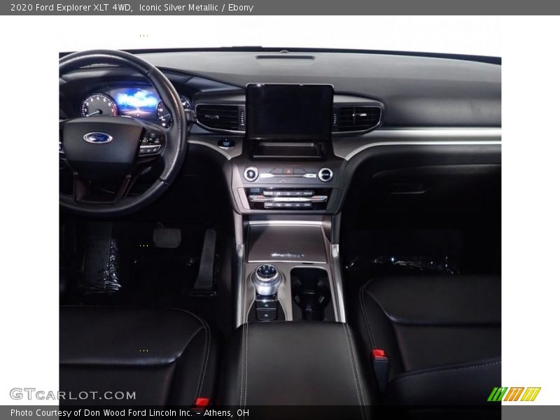 Iconic Silver Metallic / Ebony 2020 Ford Explorer XLT 4WD