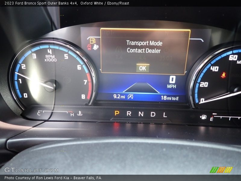  2023 Bronco Sport Outer Banks 4x4 Outer Banks 4x4 Gauges