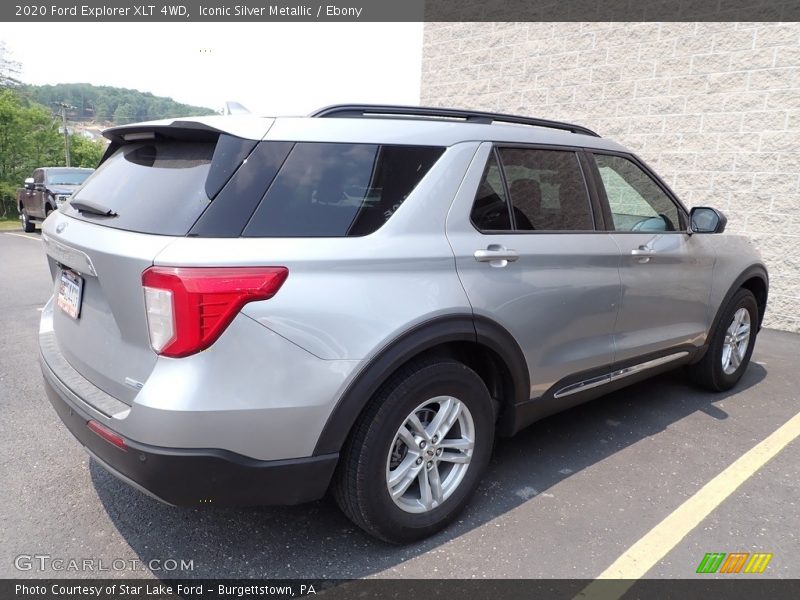 Iconic Silver Metallic / Ebony 2020 Ford Explorer XLT 4WD
