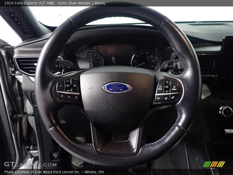 Iconic Silver Metallic / Ebony 2020 Ford Explorer XLT 4WD