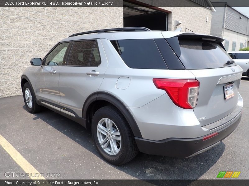 Iconic Silver Metallic / Ebony 2020 Ford Explorer XLT 4WD