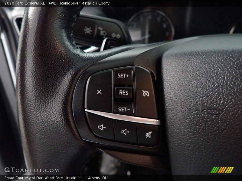 Iconic Silver Metallic / Ebony 2020 Ford Explorer XLT 4WD
