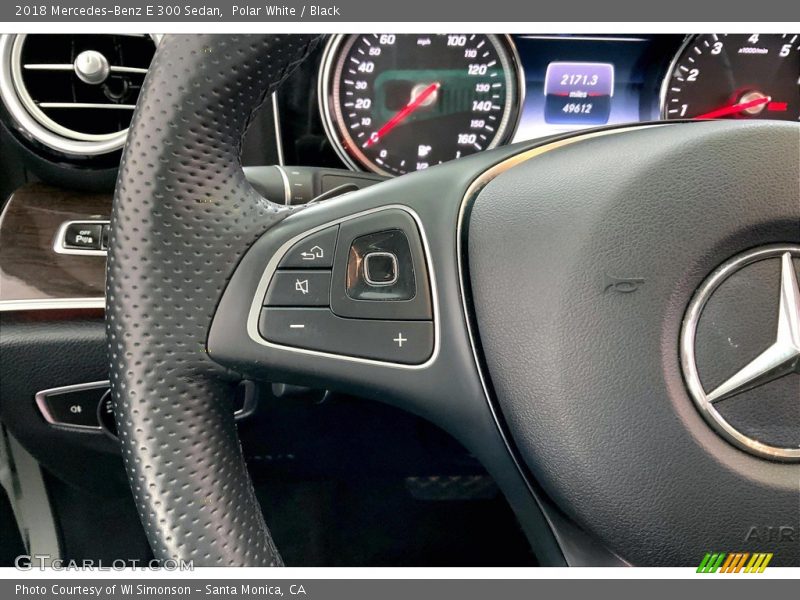 Polar White / Black 2018 Mercedes-Benz E 300 Sedan