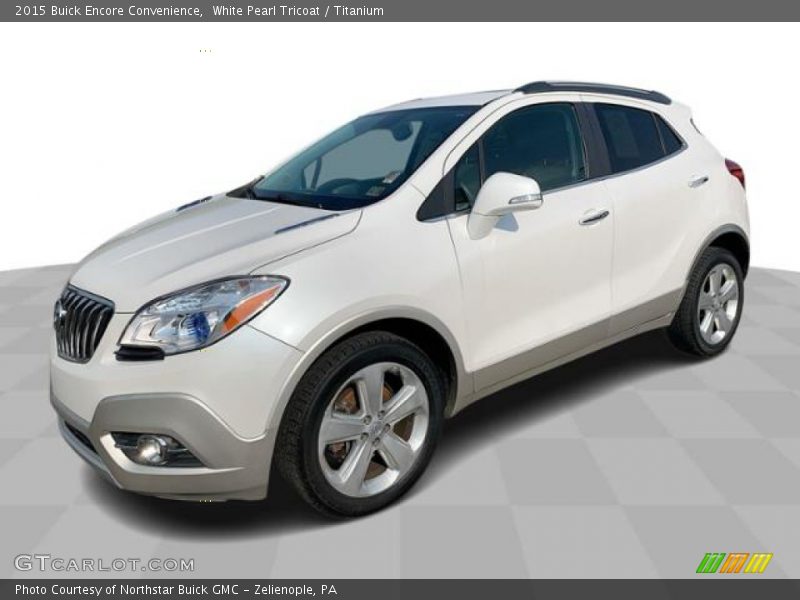 White Pearl Tricoat / Titanium 2015 Buick Encore Convenience