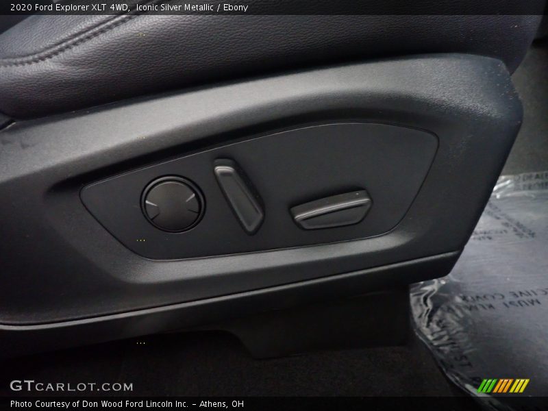 Iconic Silver Metallic / Ebony 2020 Ford Explorer XLT 4WD