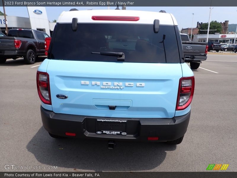 Robins Egg Blue / Navy Pier 2023 Ford Bronco Sport Heritage Limited 4x4