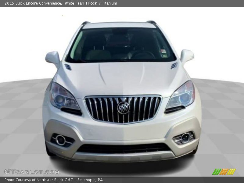White Pearl Tricoat / Titanium 2015 Buick Encore Convenience