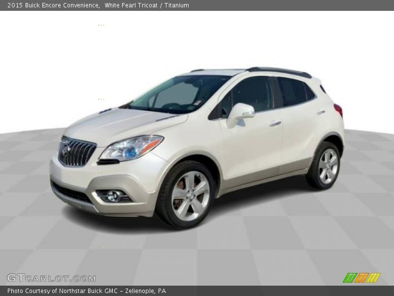 White Pearl Tricoat / Titanium 2015 Buick Encore Convenience