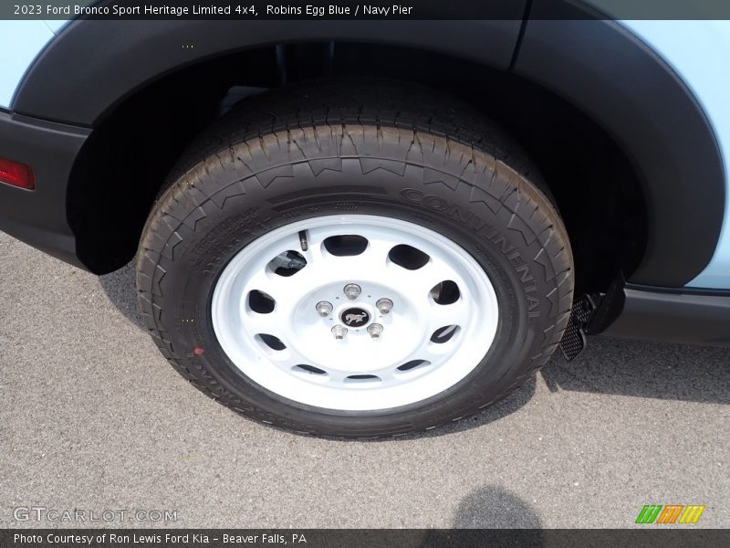 Robins Egg Blue / Navy Pier 2023 Ford Bronco Sport Heritage Limited 4x4