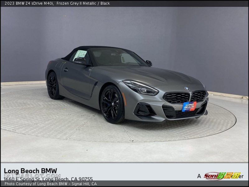 Frozen Grey II Metallic / Black 2023 BMW Z4 sDrive M40i