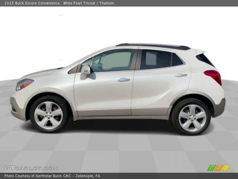 White Pearl Tricoat / Titanium 2015 Buick Encore Convenience