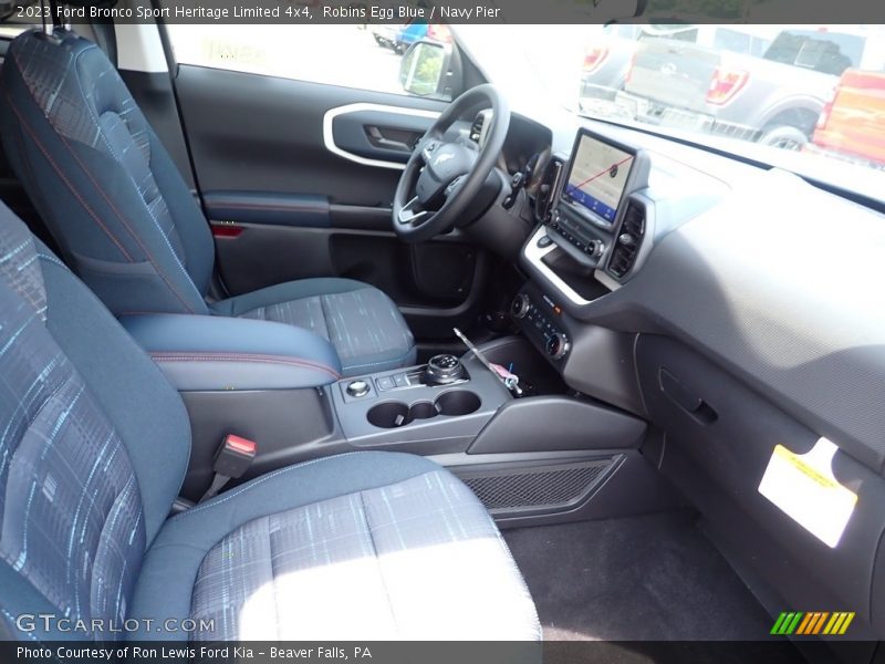 Robins Egg Blue / Navy Pier 2023 Ford Bronco Sport Heritage Limited 4x4