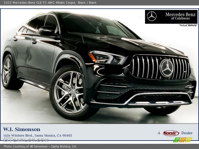 Black / Black 2022 Mercedes-Benz GLE 53 AMG 4Matic Coupe