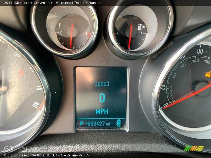 White Pearl Tricoat / Titanium 2015 Buick Encore Convenience