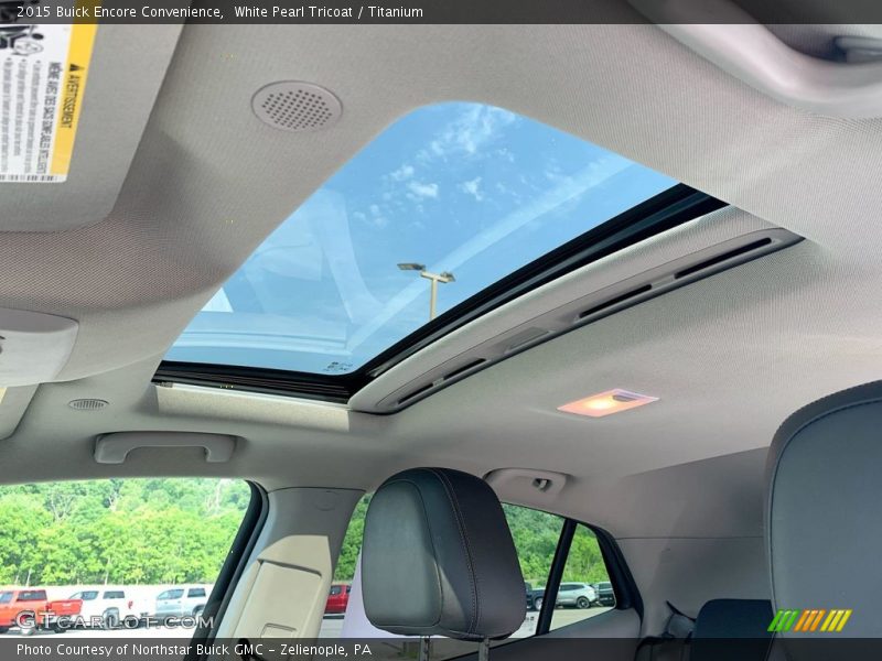 White Pearl Tricoat / Titanium 2015 Buick Encore Convenience