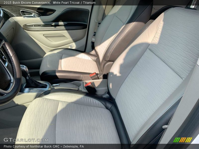 White Pearl Tricoat / Titanium 2015 Buick Encore Convenience