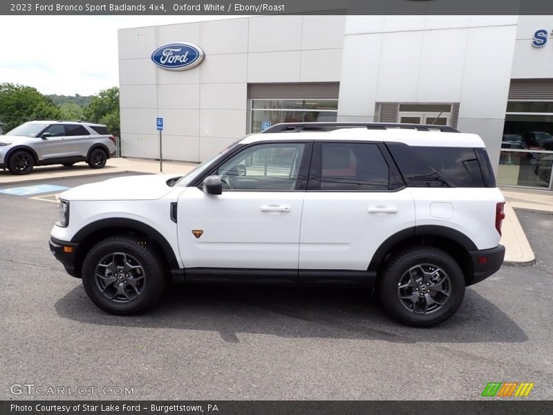 Oxford White / Ebony/Roast 2023 Ford Bronco Sport Badlands 4x4