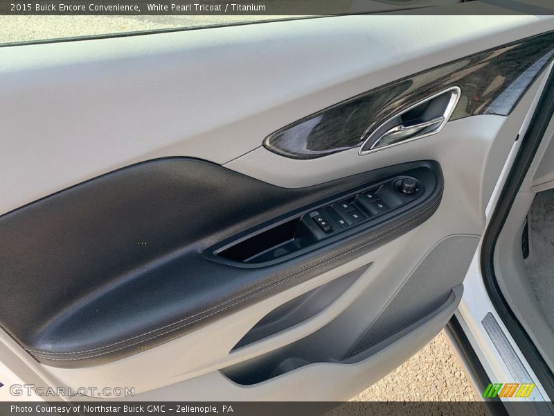 White Pearl Tricoat / Titanium 2015 Buick Encore Convenience